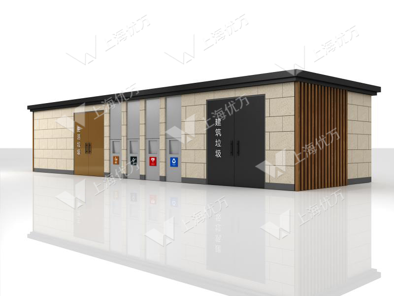商务办公楼的垃圾收集站应该具备哪些功能?垃圾房样式怎么做才更美观?