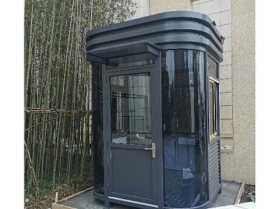 嘉善县新建小区保安岗亭，定时定点垃圾分类收集点安装现场